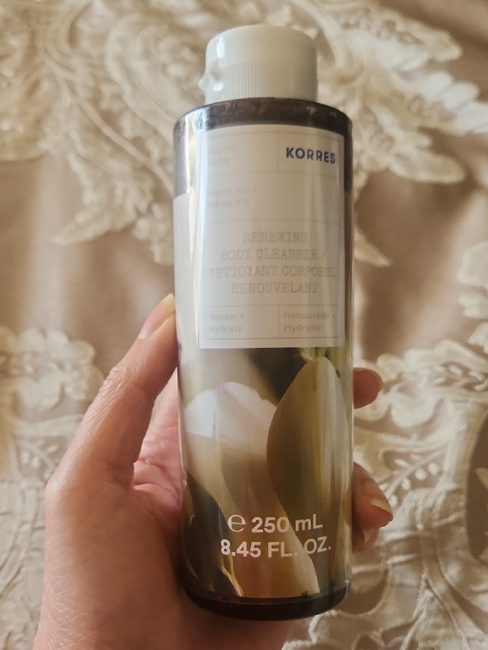 "NWT FACTORY SEALED"!!!Korres Renewing Body Cleanser – Neroli iris